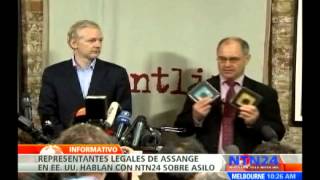 Representantes legales de Julian Assange hablan en exclusiva para NTN24