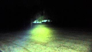 Fenix TK-75 Flashlight Demo Pitch Black Rural Area Illumination @ ~400 ft