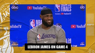 LeBron James calls Lakers' Game 4 win one of the biggest of his career | 2020 NBA Finals