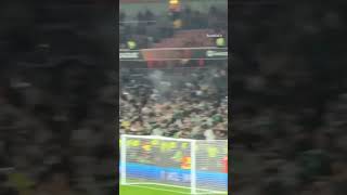Sporting Lisbon Fans Celebrations at the Emirates | Europa League penalties Arsenal