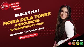 PEEL MO PANALO PROMO sa COKE STUDIO Week 7 Raffle Draw: Moira Dela Torre