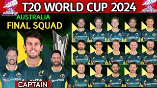 ICC World Cup 2024 Australia Team Squad | Australia T20 Squad for World Cup 2024 | AUS T20 SQUAD