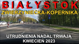 #212 Białystok - Zwierzyniecka - Kopernika - utrudnienia nadal trwają.