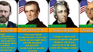 Last words of these 40 US presidents may shock you And Final Moment