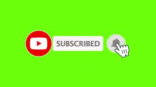 Subscribe button green screen | Youtube subscribe button green screen | Subscribe button animation |