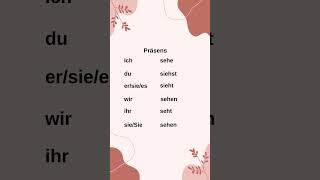 Lernen-Verben  1 sehen  #deutsch #briefland