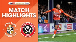 Luton Town 1-1 Sheffield United | Championship Highlights