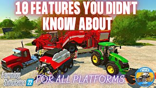 10 FEATURES YOU DIDN'T KNOW ABOUT - Farming Simulator 22