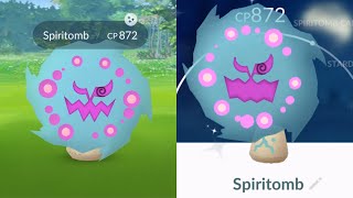 CATCHING NEW SHINY SPIRITOMB IN POKÉMON GO!!! 🎃👻😱