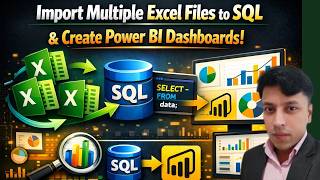 Import Multiple Excel Files to SQL + Power BI Dashboard (Step-by-Step Full Tutorial)