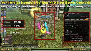 Milchman - Yeni Aldığı İtemler Ve Reb +10 Iron Bow İle PK'ya Çıkıyor | İtem Fenaa :D | Knight Online