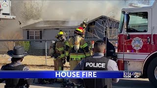 Socorro residents cooking out notice neighbor’s home go up in flames