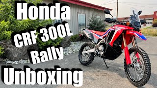 Unboxing 2022 Honda CRF 300 L Rally / First Start