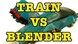 Toy Train Vs Blendtec Blender Steam Train Smoothie #blendgate
