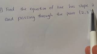 Unit3 general: how to write an equation of line 3