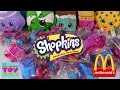 McDonalds Shopkins Happy Meal Toys | Huge Opening Palooza | PSToyReviews