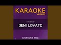 Skyscraper (Originally Performed By Demi Lovato) (Karaoke Piano Version)