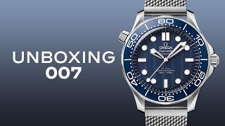Unboxing the Omega Seamaster Diver 300M James Bond 60th Anniversary