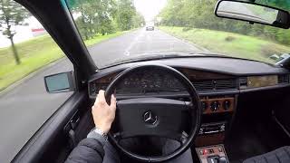 Mercedes-Benz 190E W201 (1991) - POV Drive