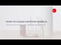 How to Clean Crypton Fabrics