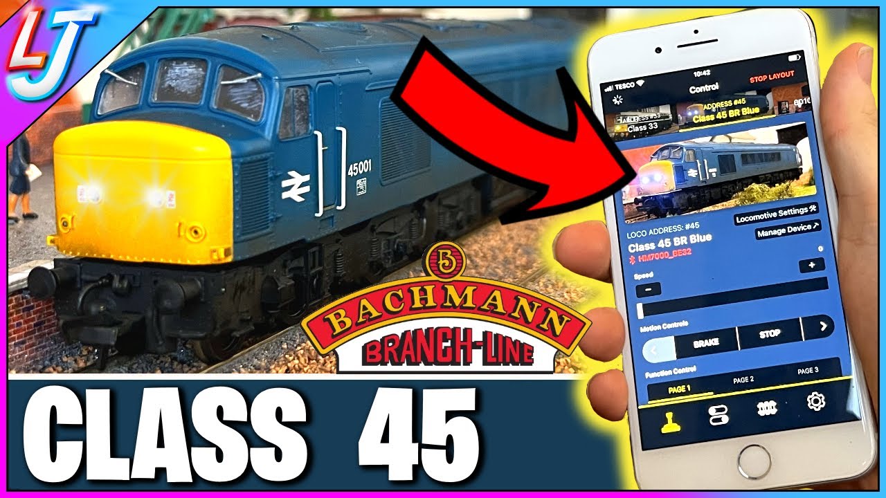 Bachmann Class 45 Dcc Sound Bluetooth Control Youtube