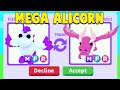 Trading MEGA ALICORN in Adopt Me!