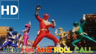 Chouriki Sentai Ohranger Henshin and Roll Call(HD)