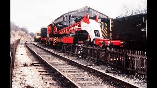 Midland Railway Centre - Steam Crane in Action 1987 - Clip 2