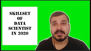 Skillset Of Data Scientist In 2020 (Do not Miss this Video)