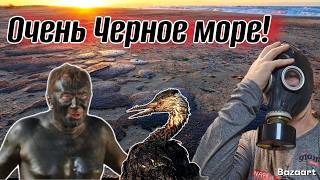 Экологическая катастрофа на побережье Анапы. Курортный сезон 2025❓ 🆘 Пляж Витязево в мазуте.