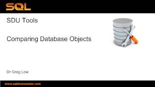 SDU Tools 11 SQL Server Database and Table Compare