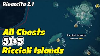 All Chests Riccioli Islands | Rinascita 2.1 Wuthering Waves