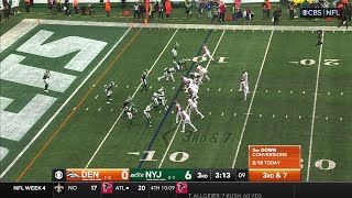 Toe-tap TD! Broncos tie Jets thanks to Sutton's masterful footwork