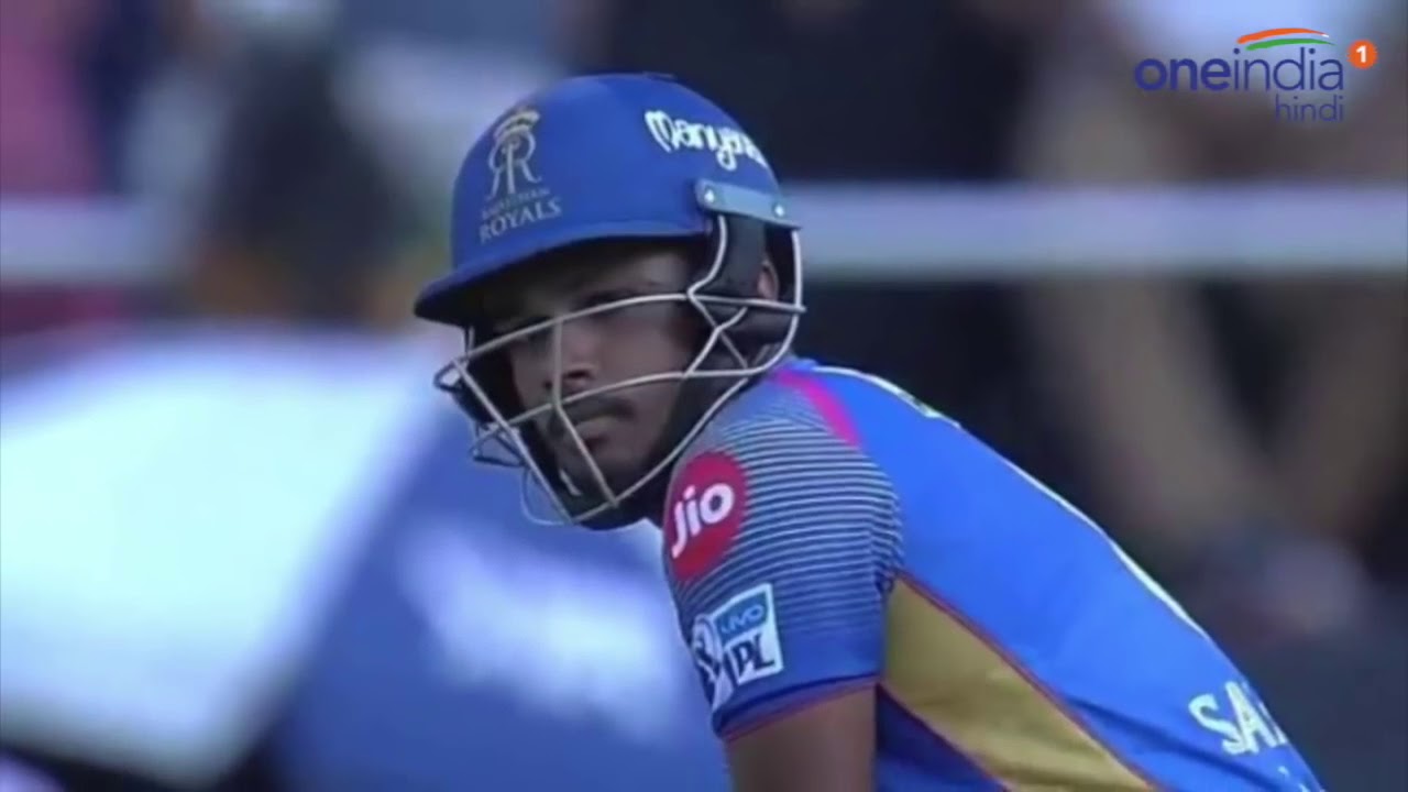 IPL 2018 RCB Vs RR Sanju Samson Hits 10 Sixes In His 92 Run Outing ...