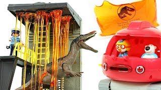 용암 공룡 쥬라기 공원 화산 장난감 놀이세트 뽀로로 로보트 옥토넛 출동! Jurassic World Lava Dinosaur Play Set Toys