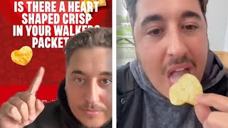 Man Panics After Accidentally Eating Walkers £100K Heart-shaped Crisp