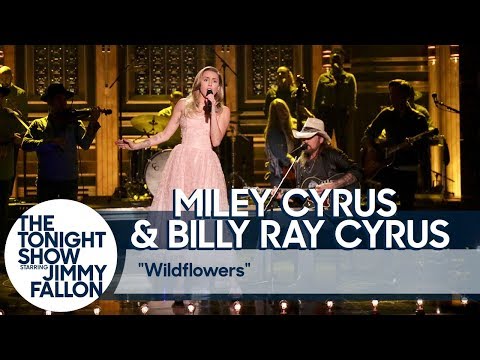 Miley & Billy Ray Cyrus Honor Tom Petty Through Cover Of 'Wildflowers ...