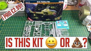 Is This £2.99 Mistercraft AH-1G Model Kit Good or Bad?!! | Unboxing