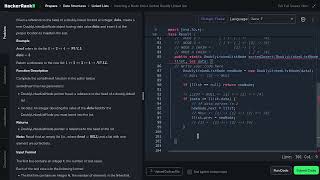 [20] HackerRank: Inserting a Node Into a Sorted Doubly Linked List | Step-by-Step Solution