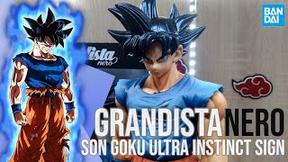 UNBOXING GRANDISTA NERO SON GOKU ULTRA INSTINCT SIGN | DRAGON BALL SUPER