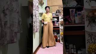 ငွေကျပ် ၁သောင်းကျော်နဲ့ Fashion, Local brand in Myanmar #ပျိုမေ #beauty #crystalhauthentic #ootd