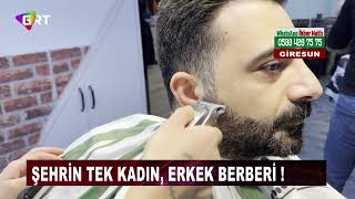 Tek kadın erkek kuaförünü görenler şaşkınlıklarını gizleyemiyor