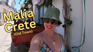 Malia Crete! Old Town Malia Crete! Malia Greece \\ Walking Tour 2024 / Kreta