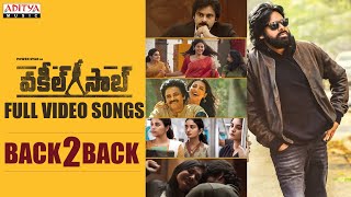 #VakeelSaab Full Video Songs Back to Back | Pawan Kalyan, Shruti Haasan | Sriram Venu | Thaman S