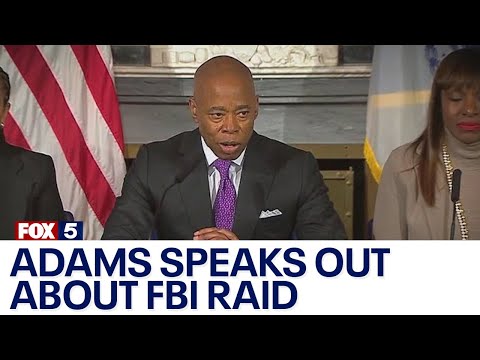 Mayor Adams Speaks About FBI Raid - YouTube