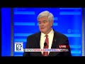 new hampshire republican debate ron paul spars with newt gingrich over military record