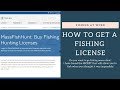 How To Get A Fishing License