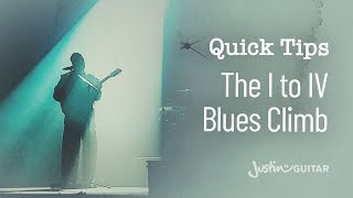 59 Second Guitar Lesson: The I to IV Blues Climb (#003)