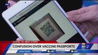 Confusion over vaccine passport ban