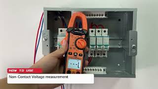 How to use RUOSHUI clamp meter 606E